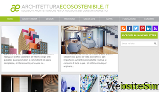 architetturaecosostenibile.it Screenshot