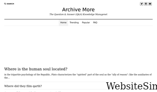 archivemore.com Screenshot