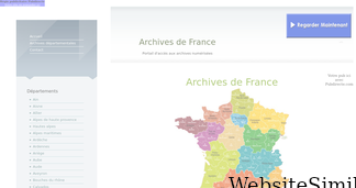 archives-de-france.fr Screenshot