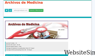 archivosdemedicina.com Screenshot