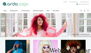 arda-wigs.com Screenshot