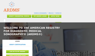 ardms.org Screenshot