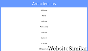 areaciencias.com Screenshot