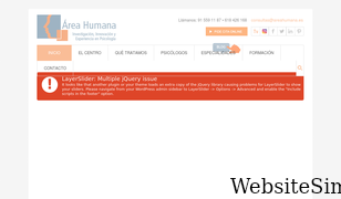 areahumana.es Screenshot