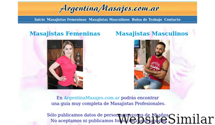 argentinamasajes.com.ar Screenshot