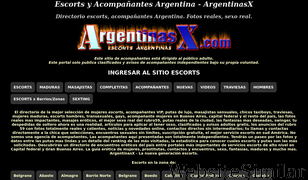 argentinasx.com Screenshot