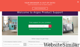 argos-support.co.uk Screenshot