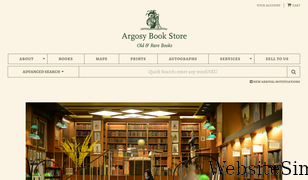 argosybooks.com Screenshot