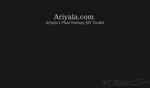 ariyala.com Screenshot