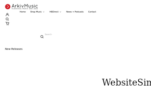 arkivmusic.com Screenshot