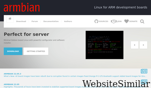armbian.com Screenshot