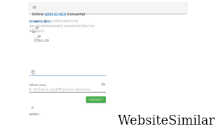 armconverter.com Screenshot