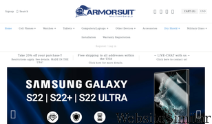 armorsuit.com Screenshot
