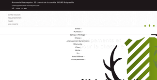 armurerie-beaurepaire.com Screenshot