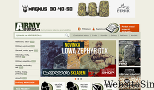 armyburza.cz Screenshot