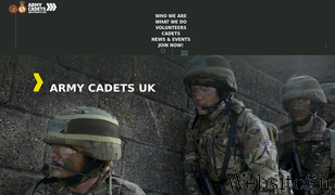armycadets.com Screenshot