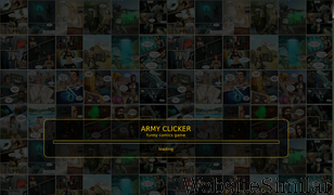armyclicker.com Screenshot