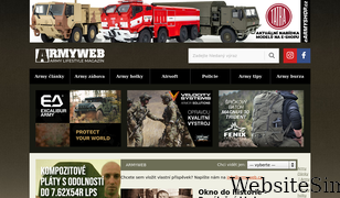 armyweb.cz Screenshot