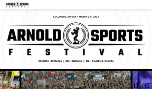 arnoldsportsfestival.com Screenshot