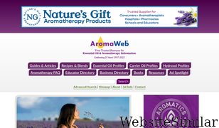 aromaweb.com Screenshot