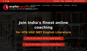 arpitakarwa.com Screenshot