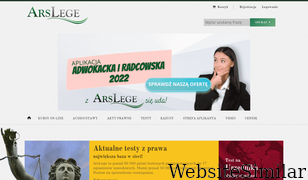 arslege.pl Screenshot