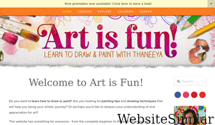 art-is-fun.com Screenshot