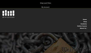 art-of-lockpicking.com Screenshot