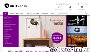 artflakes.com Screenshot