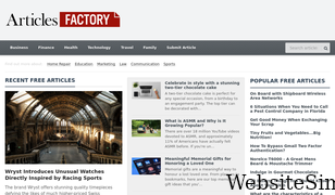 articlesfactory.com Screenshot