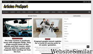 articlesprosport.com Screenshot