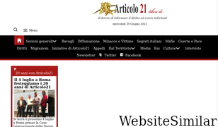 articolo21.org Screenshot