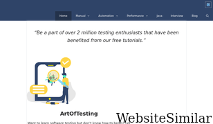 artoftesting.com Screenshot