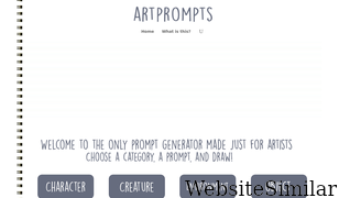 artprompts.org Screenshot