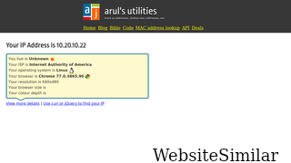 aruljohn.com Screenshot