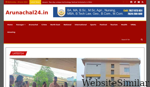arunachal24.in Screenshot
