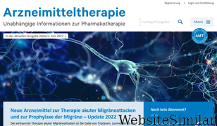 arzneimitteltherapie.de Screenshot