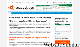 asap-utilities.com Screenshot