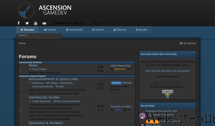 ascensiongamedev.com Screenshot