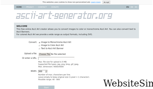 ascii-art-generator.org Screenshot