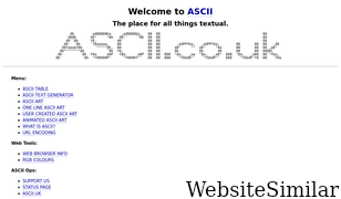 ascii.co.uk Screenshot
