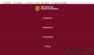 asf.edu.mx Screenshot