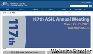 asil.org Screenshot