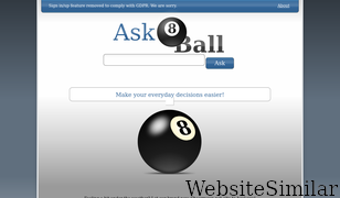 ask8ball.net Screenshot