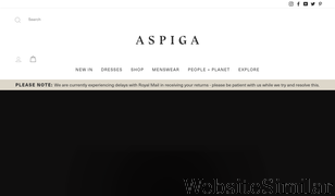 aspiga.com Screenshot
