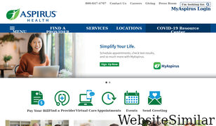 aspirus.org Screenshot
