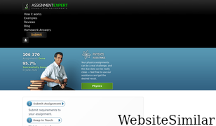 assignmentexpert.com Screenshot