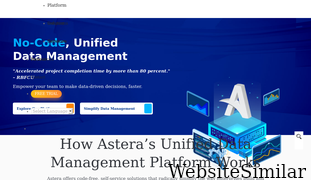 astera.com Screenshot