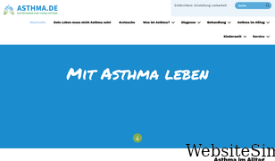 asthma.de Screenshot