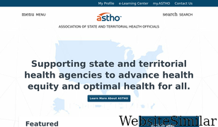 astho.org Screenshot